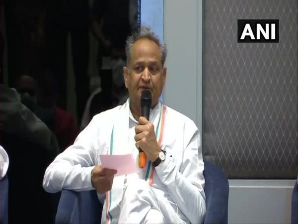 Rajasthan Chief Minister Ashok Gehlot. [Photo/ANI]