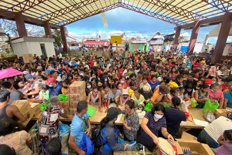 Typhoon Rai aftermath in Surigao city