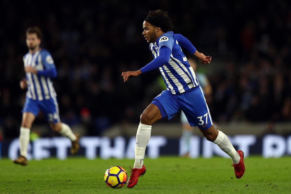 Izzy Brown was on loan at Brighton from Chelsea: Getty