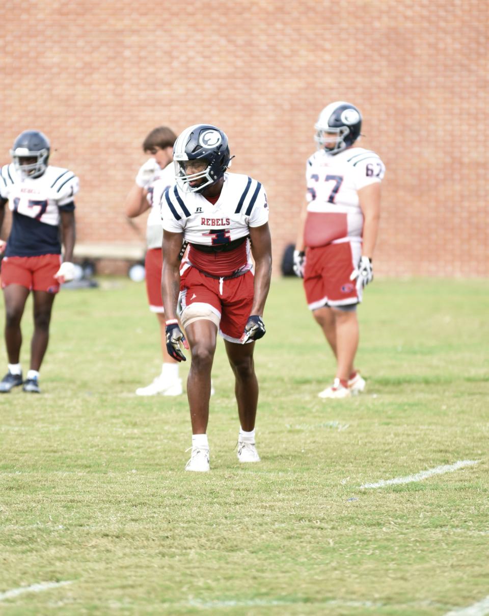 Effingham County's Keion Wallace is expected to turn in big numbers at the wide receiver position this season.