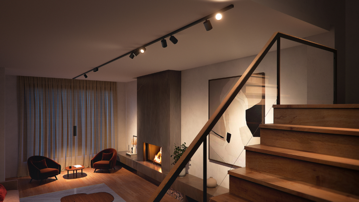  Philips Hue's Perifo smart track lighting . 