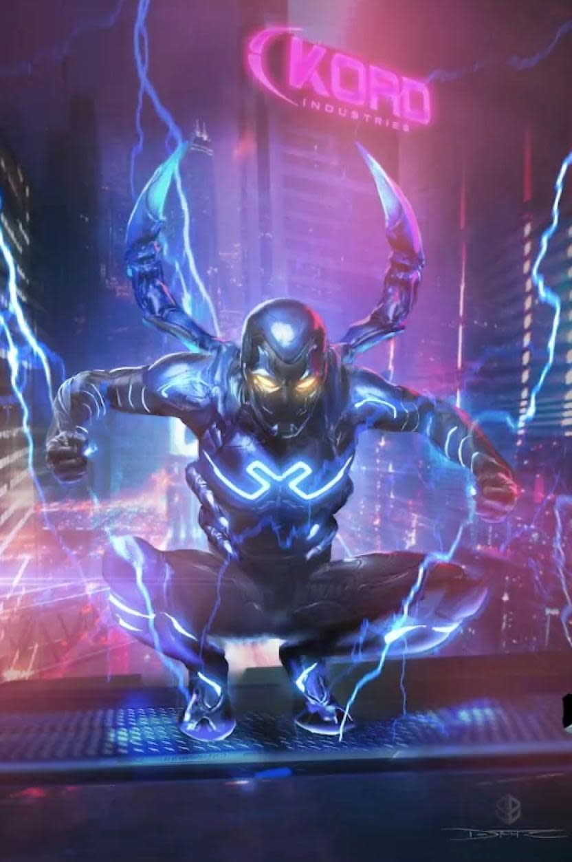 Nueva imagen del traje de Blue Beetle (Crédito: DC Entertainment)
