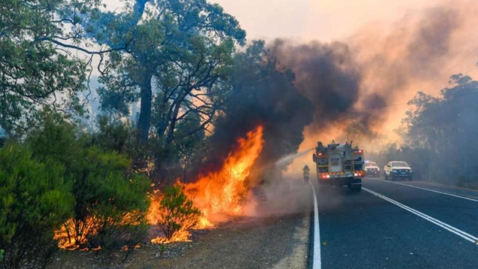 Firefighters have been working tirelessly while battling the Perth Hills bushfire. Picture: Supplied by DFES via Incident Photographer Morten Boe via NCA NewsWire
