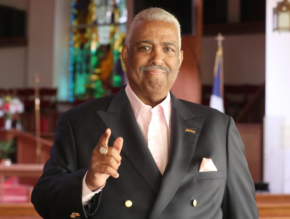 The Rev. Gregory Robeson Smith Sr., head pastor at Mt. Hope AME in White Plains June 23, 2022. 