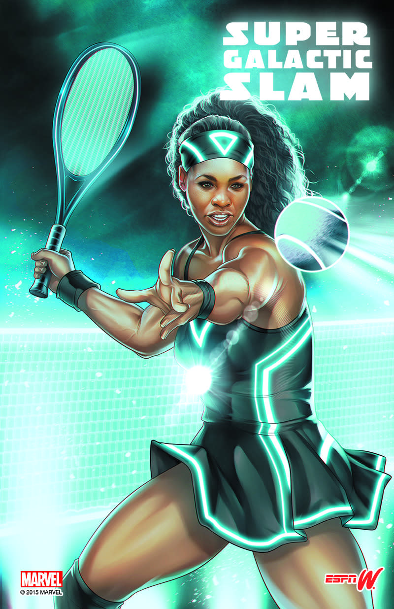 Serena Williams as Super Galactic Slam