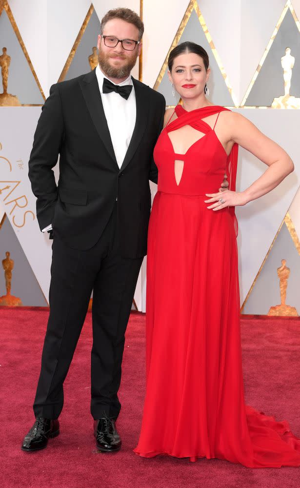 Seth Rogen and Lauren Miller