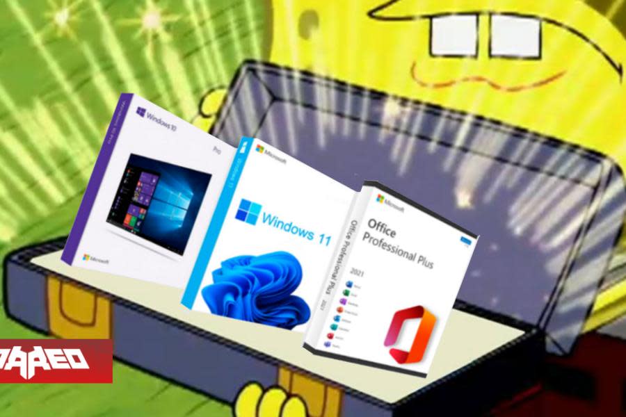 ¡A correr! Windows 10 / Windows 11 desde $7.54 y Office de por vida desde $16.67