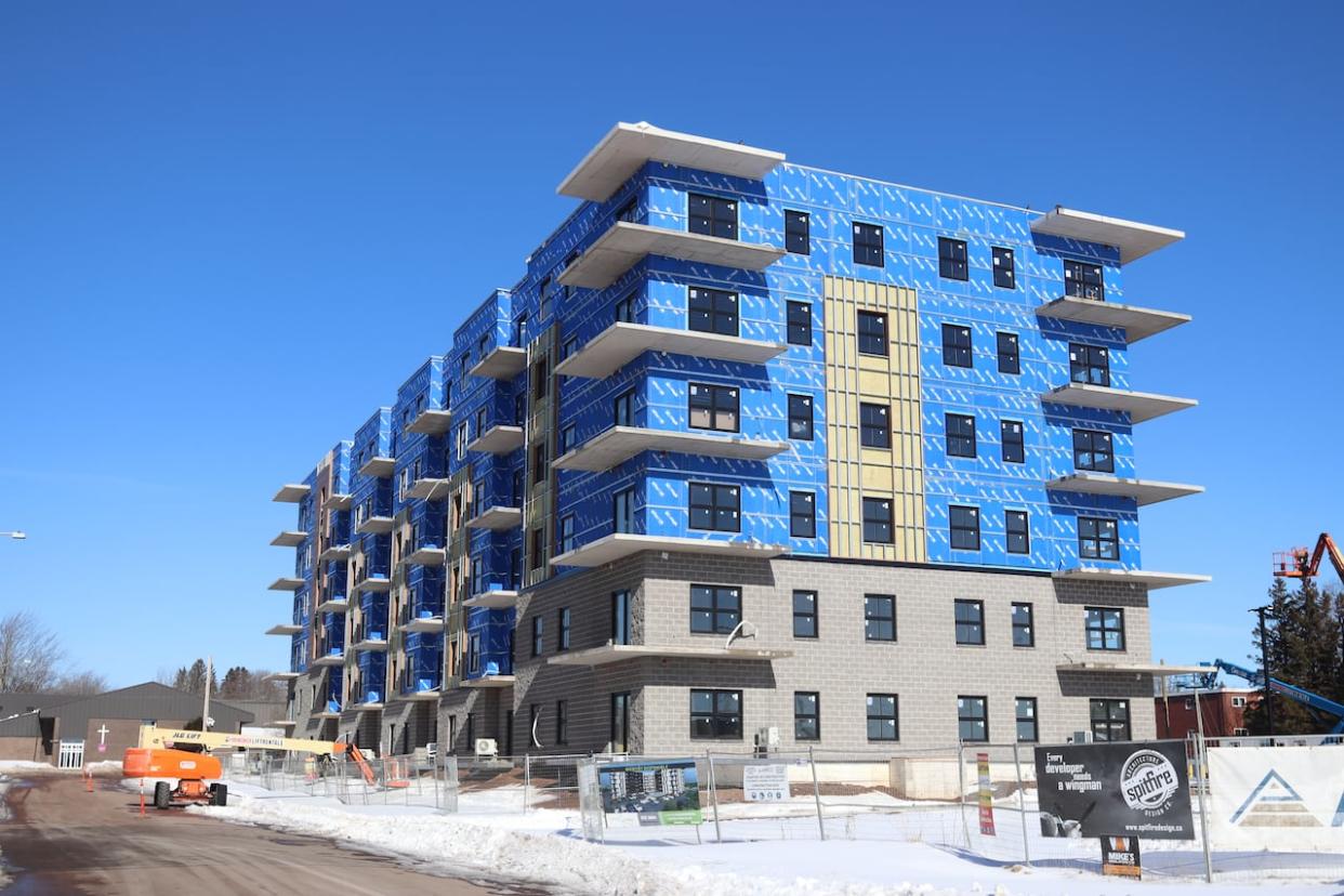 Moncton council has given initial support to an urban growth strategy that calls for denser housing development over the next 25 years. (Alexandre Silberman/CBC - image credit)