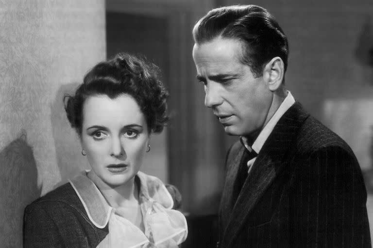 Bogart y Mary Astor, la gran pareja protagónica de El halcón maltés