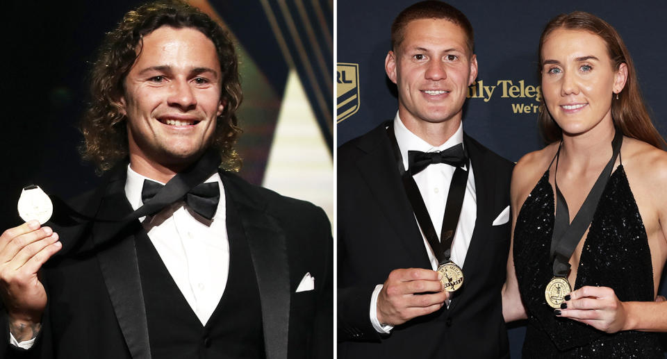 Nicho Hynes and Kalyn Ponga.