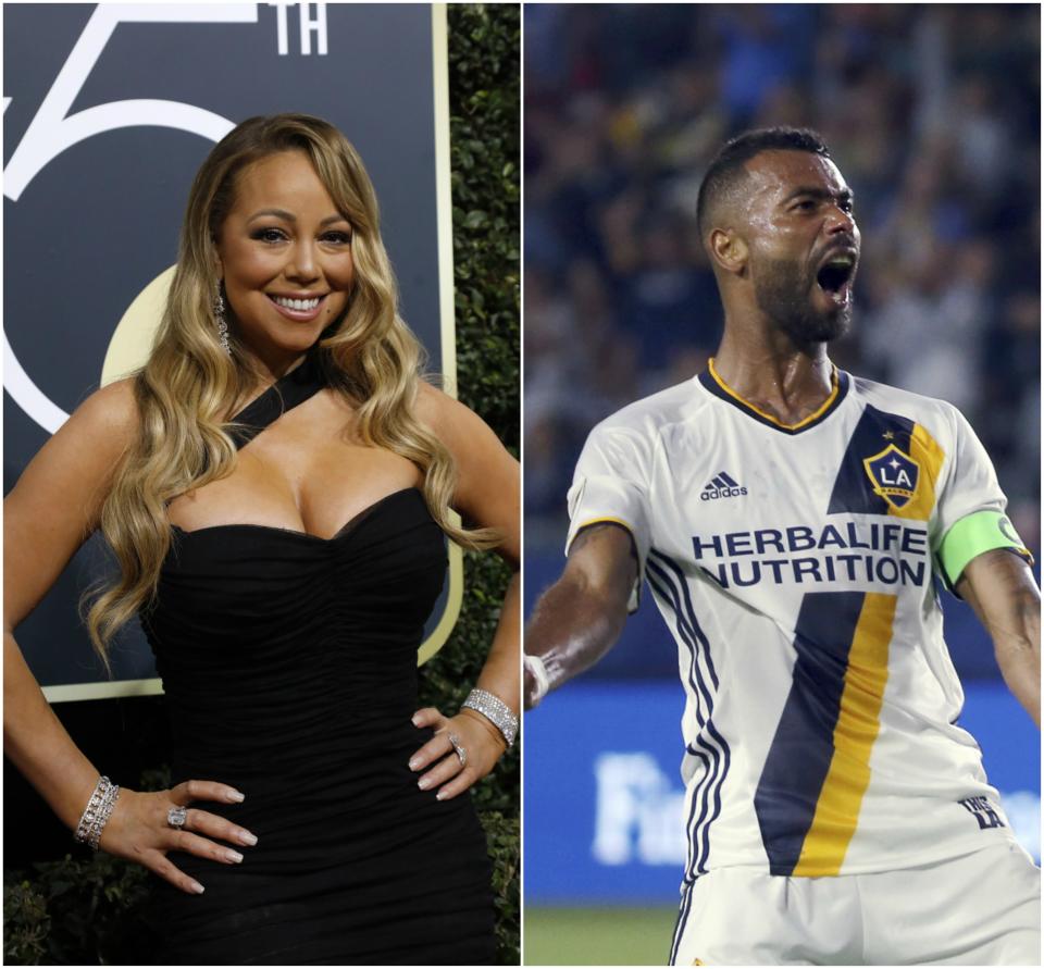 Mariah Carey y Ashley Cole