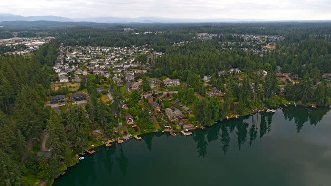 aerial Maple Valley Washington