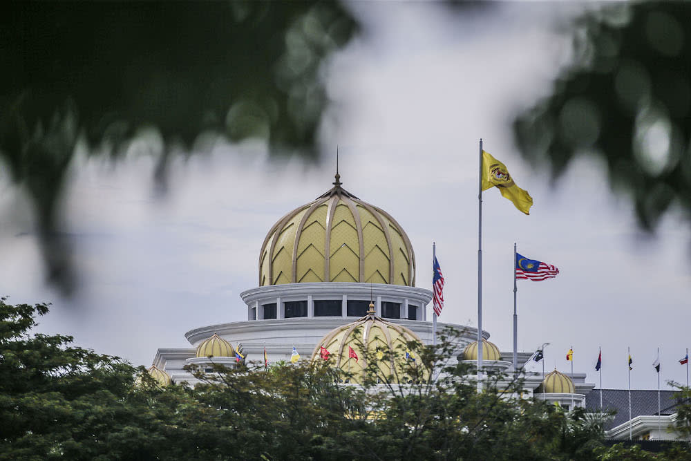 A general picture of Istana Negara in Kuala Lumpur October 25, 2020. — Picture by Hari Anggara