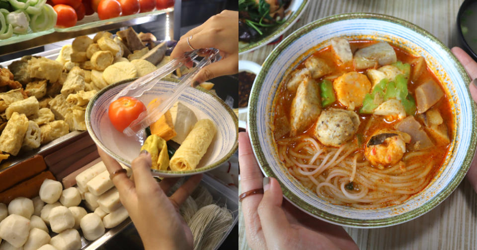 kopitiam food stalls - yong tau foo ingredients