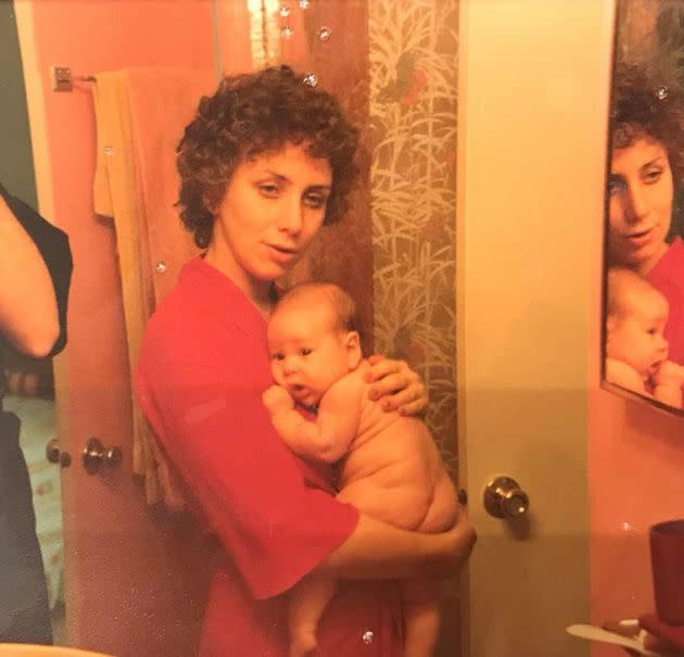 The author and her mom, just a few days after she was born, in 1979. (Photo: Courtesy of Kristin Fasy)