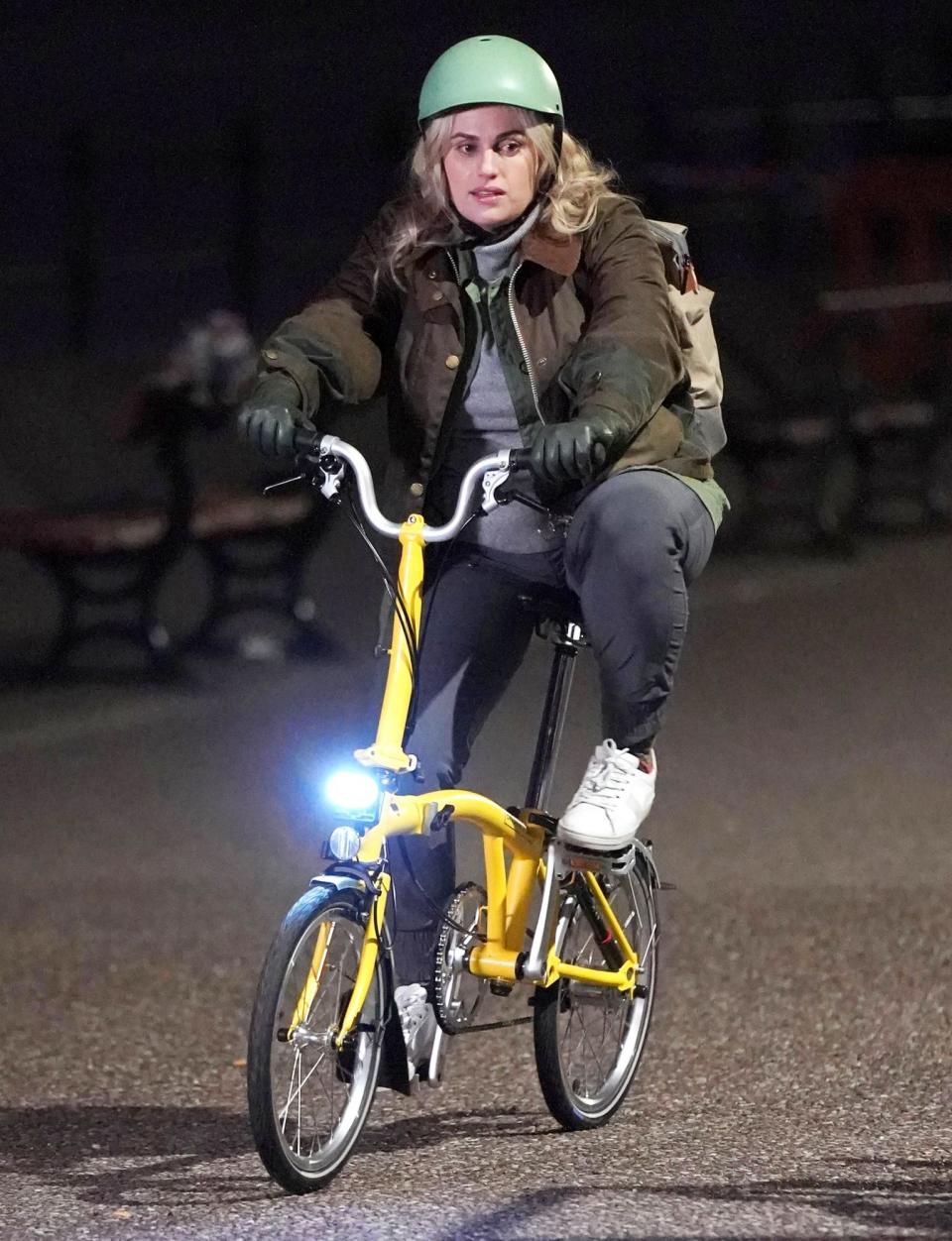 <p>Rebel Wilson is seen back on a bike while filming her new movie in Merseyside, England, one month after sharing she’d <a href="https://people.com/movies/rebel-wilson-injured-bike-ride-london/" rel="nofollow noopener" target="_blank" data-ylk="slk:been injured in a bike accident;elm:context_link;itc:0;sec:content-canvas" class="link ">been injured in a bike accident</a> in London. </p>