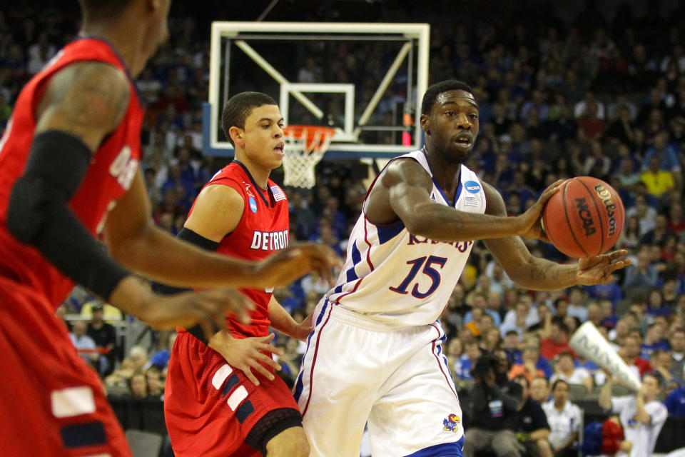 NCAA Basketball Tournament - Detroit v Kansas