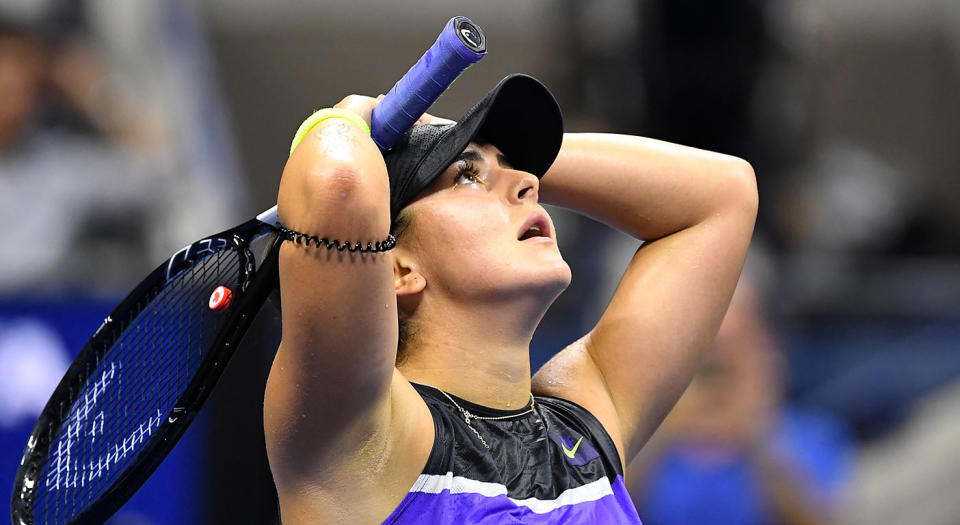 Andreescu rallied from an early deficit to reach the U.S. Open semis. (Robert Deutsch-USA TODAY Sports)