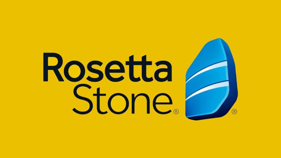 Rosetta Stone logo, adult online learning