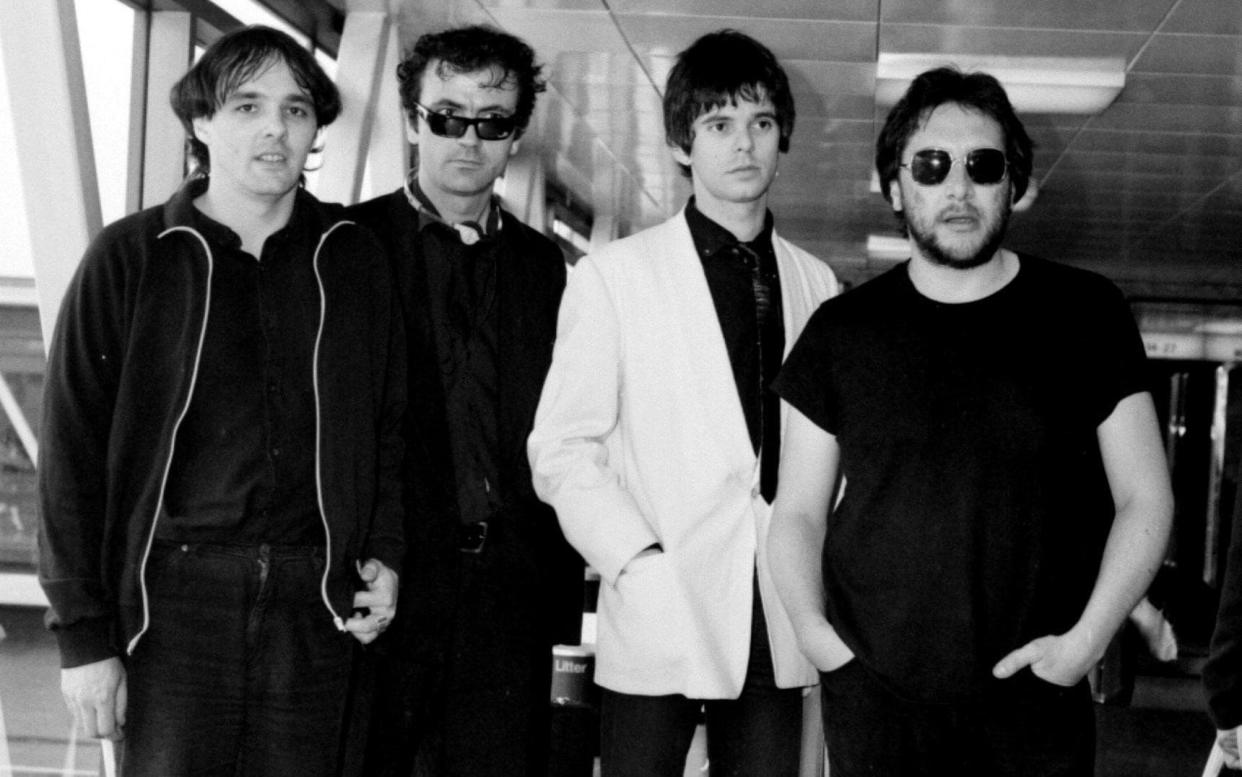 Greenfield, left, with The Stranglers in 1980 - PA