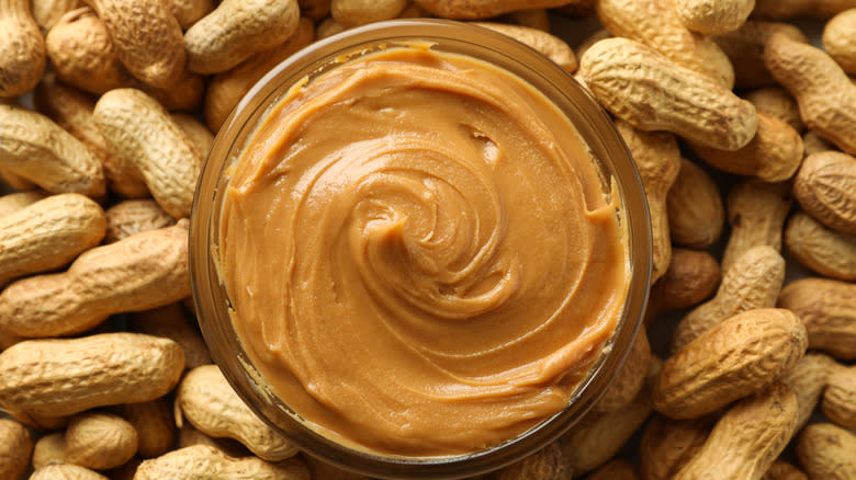 Bowl of peanut butter