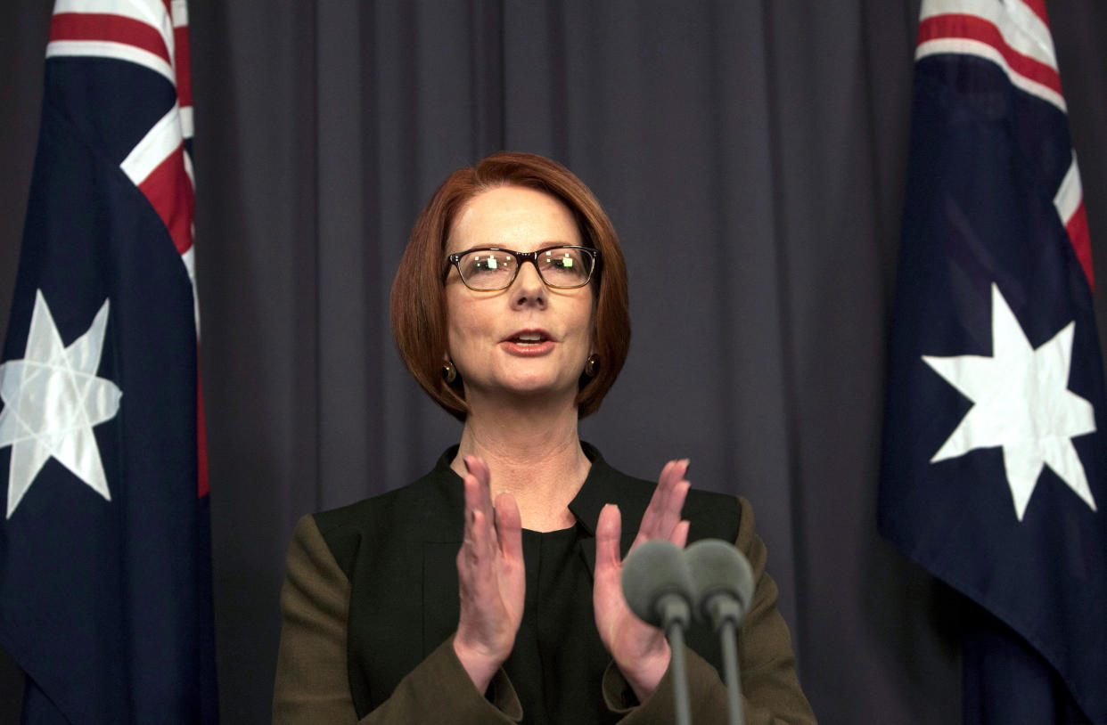 Australia’s former prime minister Julia Gillard. REUTERS/Andrew Taylor