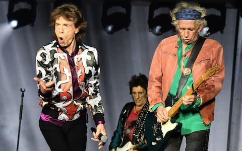 Mick Jagger, Ronnie Wood and Keith Richards of The Rolling Stones in 2018 - Credit: &nbsp;BORIS HORVAT/&nbsp;AFP