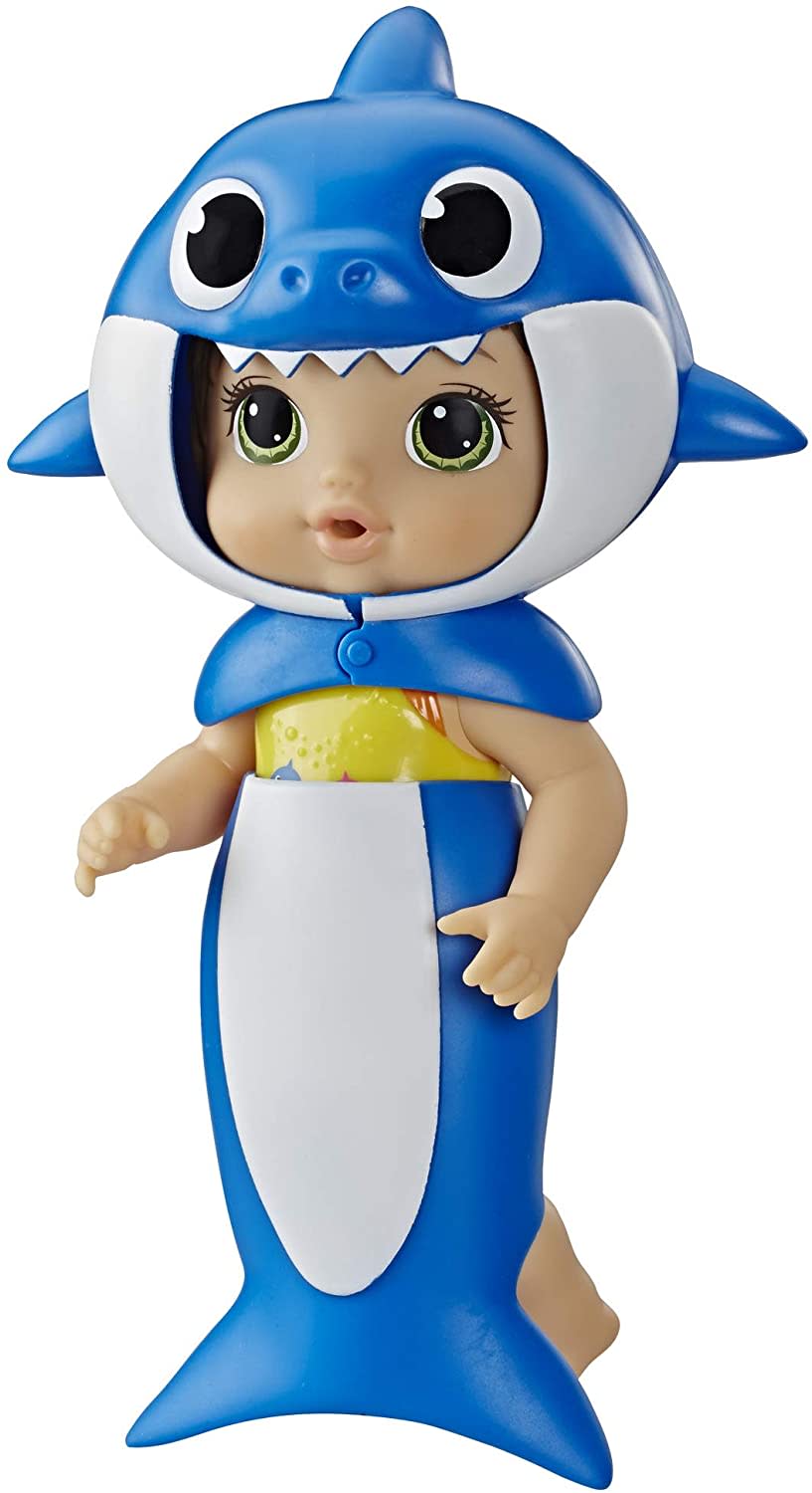 Baby Alive, Baby Shark Brown Hair Doll. Image via Amazon.