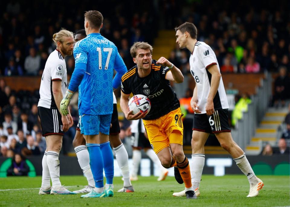 PAtrick Bamford forced an own goal but couldn’t turn Leeds’ fortunes around (Action Images via Reuters)