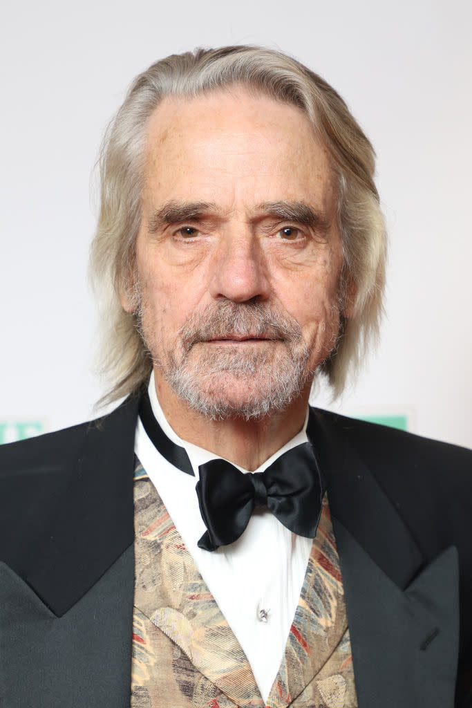 Closeup of Jeremy Irons