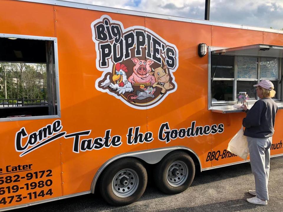 Big Poppie’s Food Trailer at Masterson Station. You can find out where the trailer will be by checking its Facebook page.