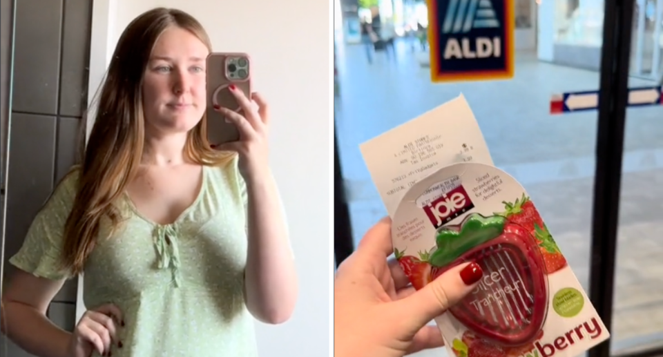 Amy Coulston and Aldi mystery shopping