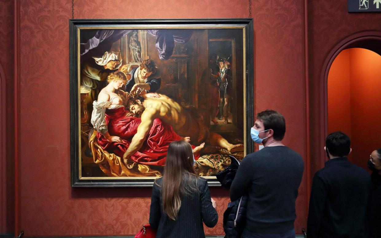 It has long been suggested that Peter Paul Rubens, the Flemish master, did not paint Samson and Delilah - Uwe Deffner/Alamy Stock Photo
