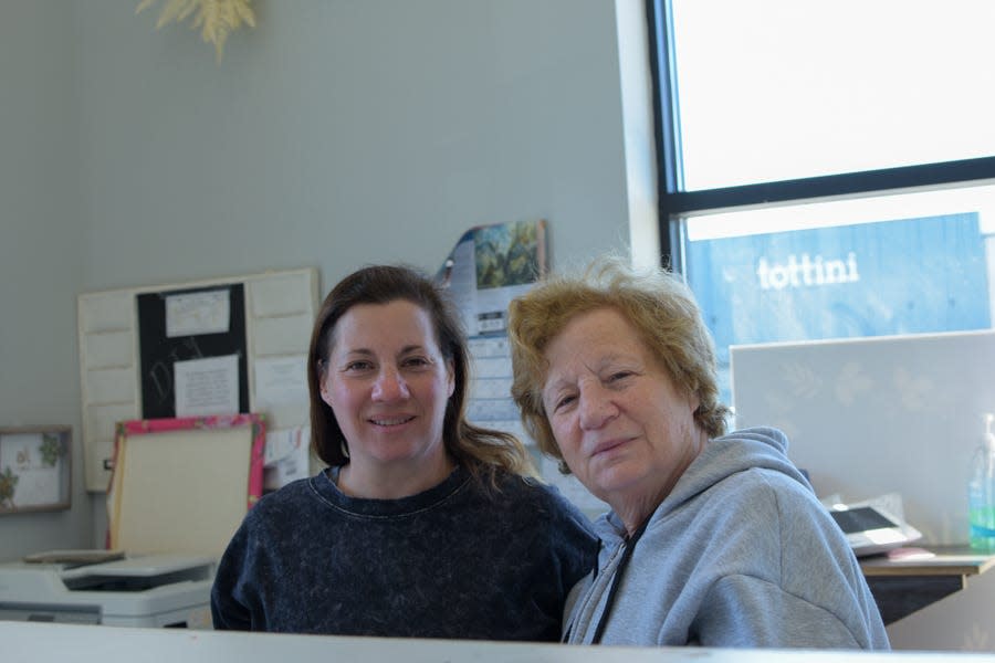 Tali Ciuraru, owner of Tali's Global Flowers in Lakewood, and her mother Mail Ciuraru.