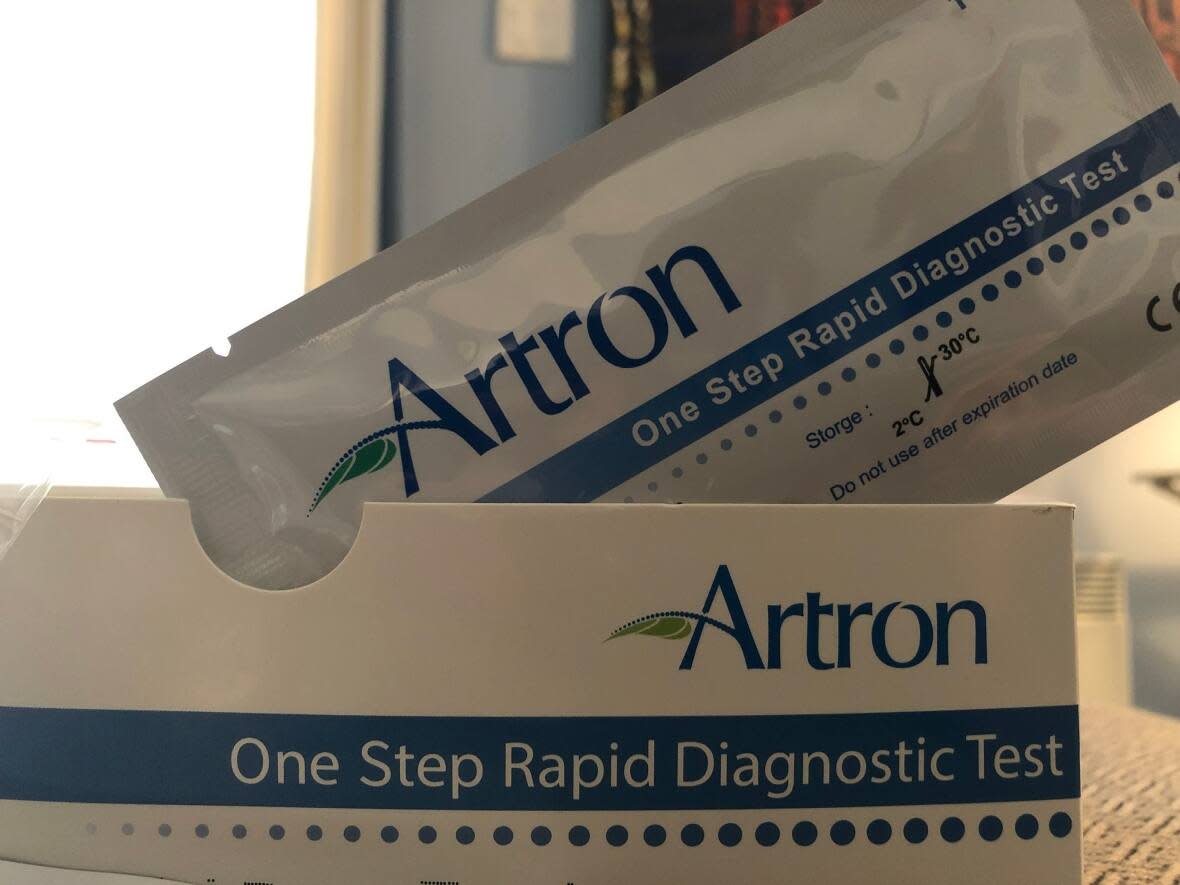 Rapid tests, similar to ones seen here, have been highly sought after in Newfoundland and Labrador in 2022. (Jeremy Eaton/CBC - image credit)