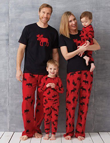 Moose-Printed Pajamas