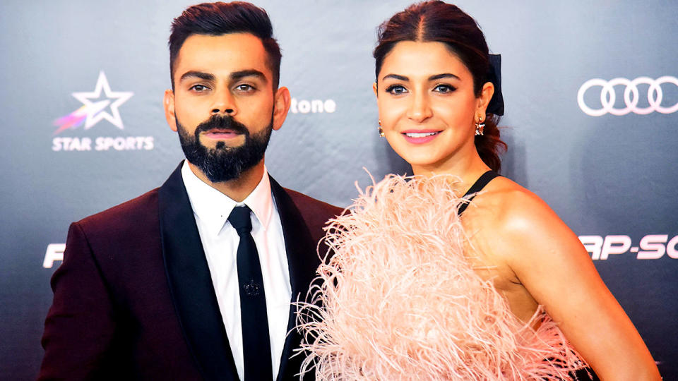 Virat Kohli and Anushka Sharma, pictured here at the 2019 Indian Sports Honours annual ceremony.