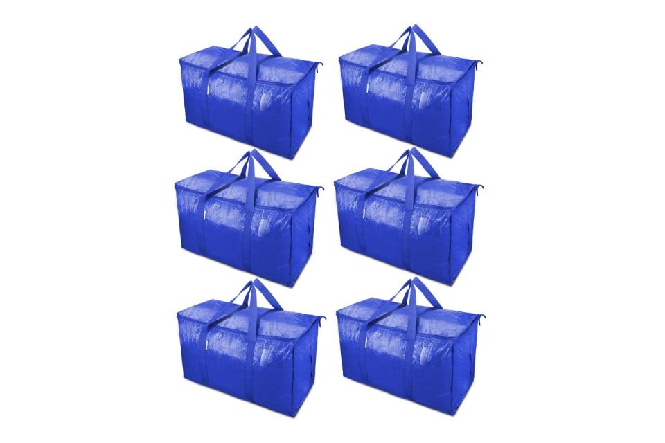 Unas bolsas para transportar tu mudanza, guardar sábanas o adornos de Navidad. (Foto: Amazon)