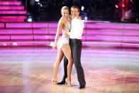 <p>Romances between contestants are a big topic of debate on <em>DWTS</em> and <a href="https://www.glamour.com/story/dancing-with-the-stars-secrets" rel="nofollow noopener" target="_blank" data-ylk="slk:producers love them;elm:context_link;itc:0;sec:content-canvas" class="link ">producers love them</a>, because they help generate buzz for the show. While a host of legitimate relationships have come out of the reality show, most of the flings fade with the spotlight.</p>