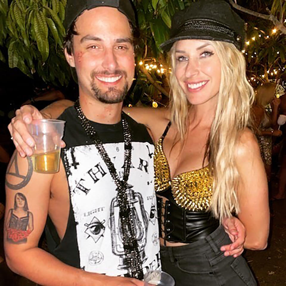 Jesse Burford and former MAFS star Sharon Marsh at a bar