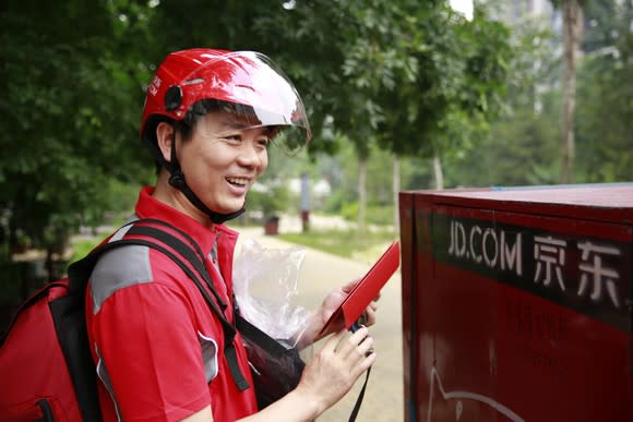 JD.com CEO Richard Liu.