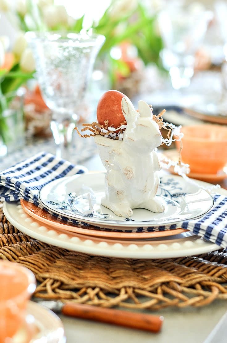 easter bunny easter table decorations