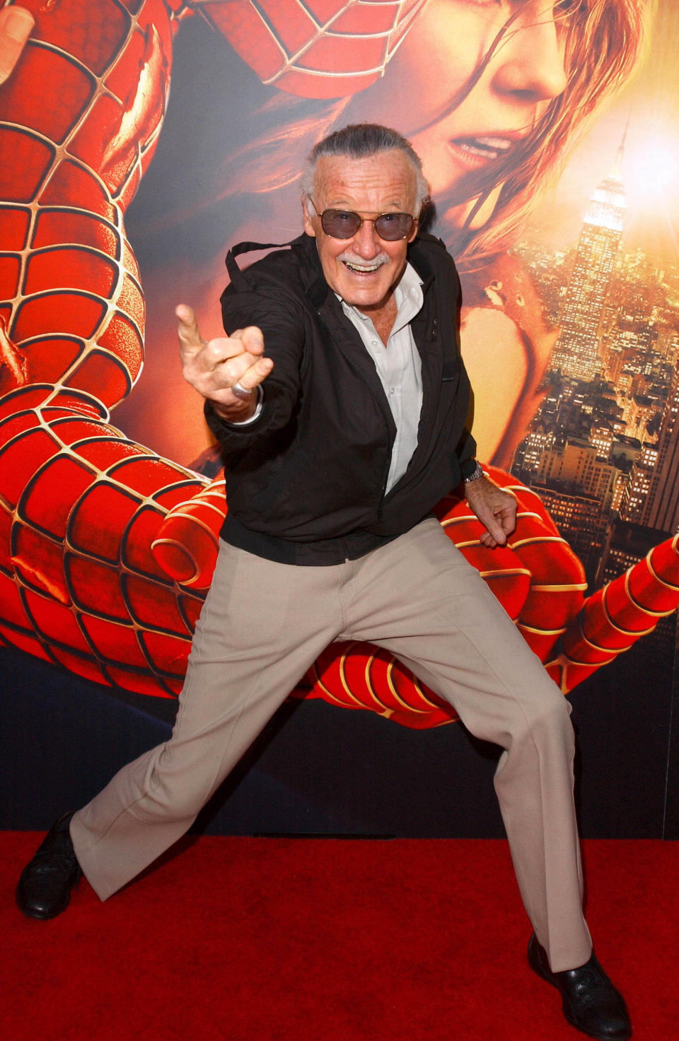 Stan Lee at the Los Angeles premiere of “Spider-Man 2”. Source: AP