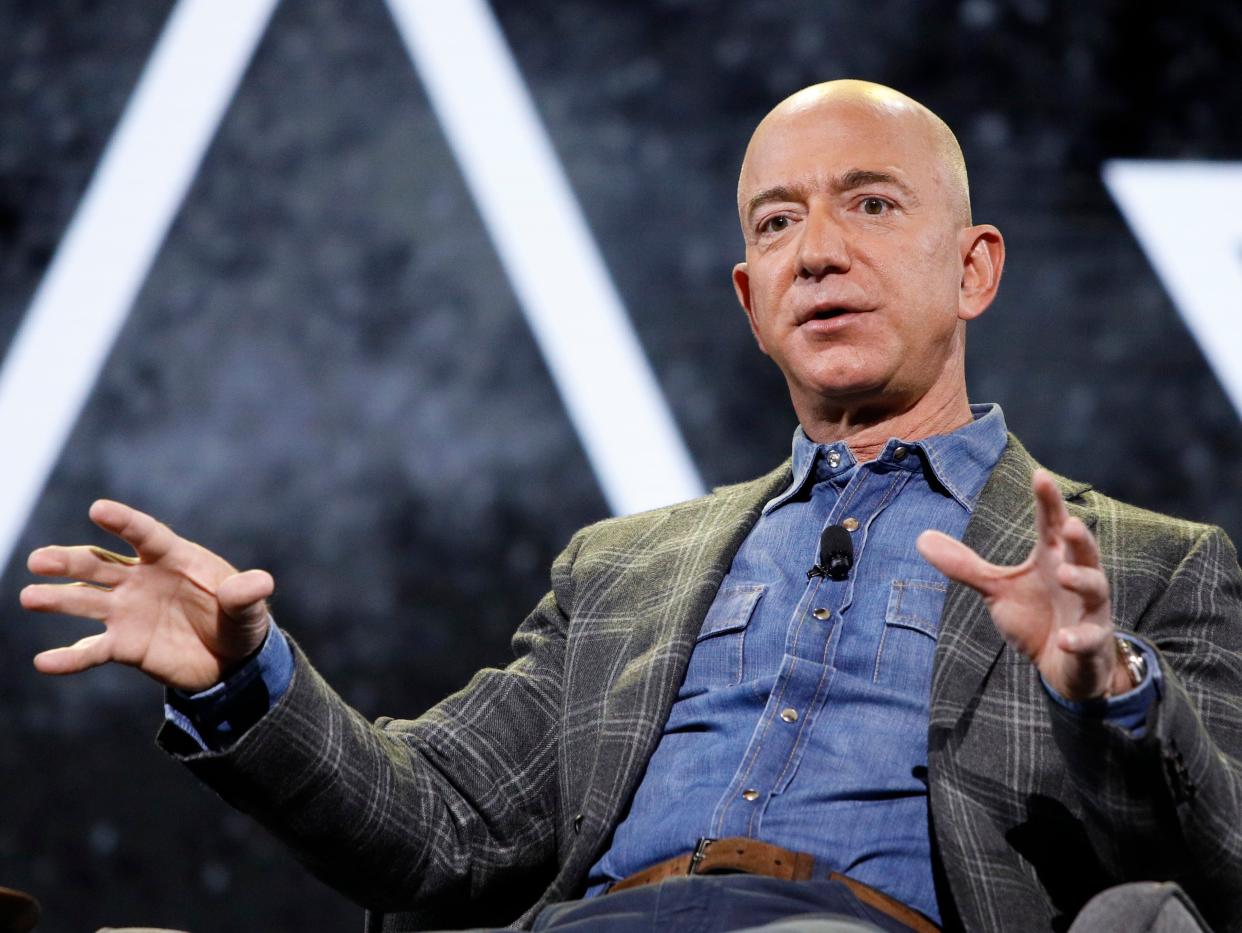 An online petition is making the rounds calling for Bezos to be denied re-entry to Earth, after his spaceflight on 20 July, has garnered thousands of signatures already. (AP)