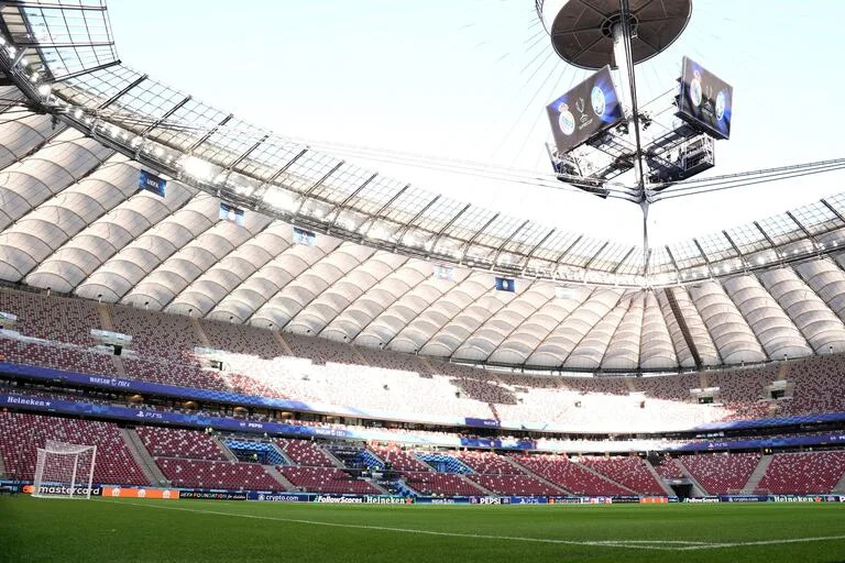 El estadio Nacional de Varsovia, el escenario de la final de la Supercopa europea