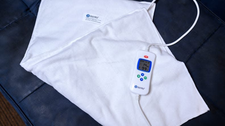 A heating pad to manage pain