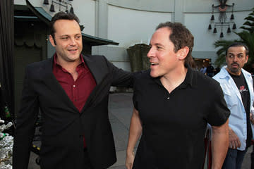 Vince Vaughn and Jon Favreau at the Hollywood premiere of Warner Bros. Pictures' Fred Claus