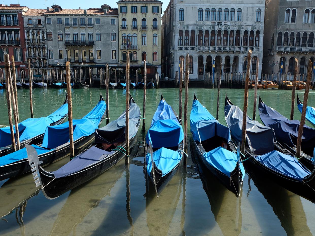 Clear waters in Venice