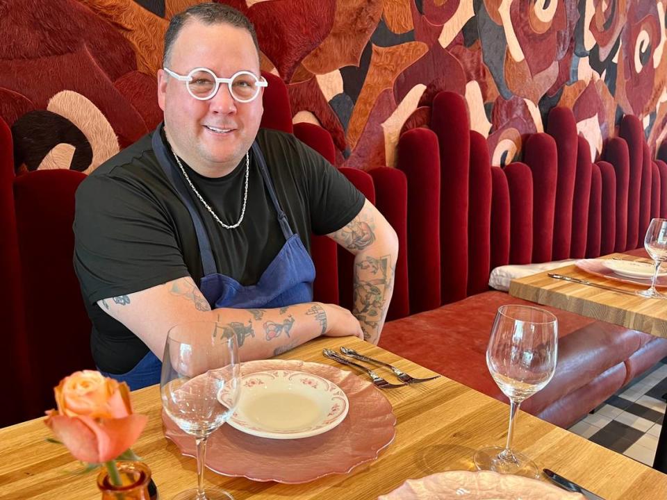 Chef Graham Elliot at Le Margot in Fort Worth June 16, 2023.