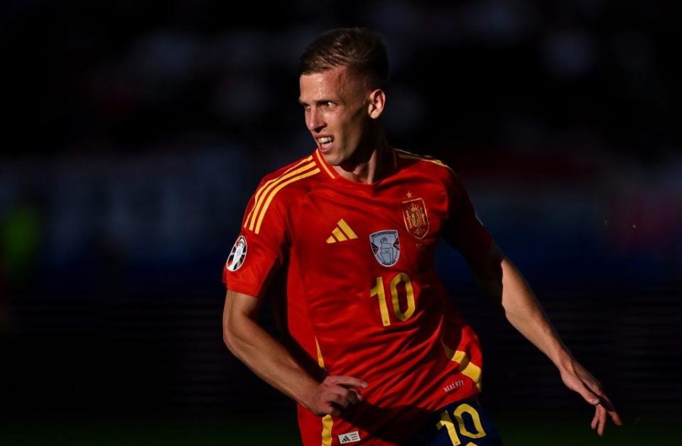 Dani Olmo remains on Barcelona’s radars. (Photo by Dan Mullan/Getty Images)